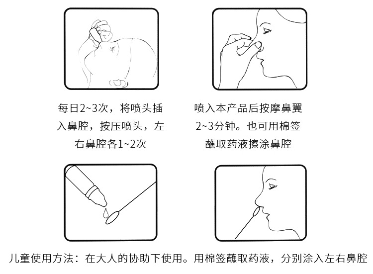 鹊生堂复合薄荷油滴鼻液辅助恢复黏膜护理并保护黏膜一件代发