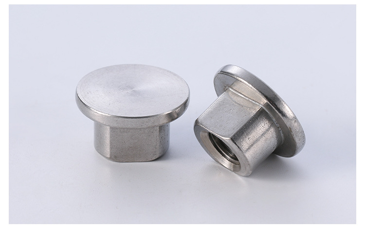 304不锈钢圆头内螺纹螺母 家具连接螺丝帽 非标五金件 可定制