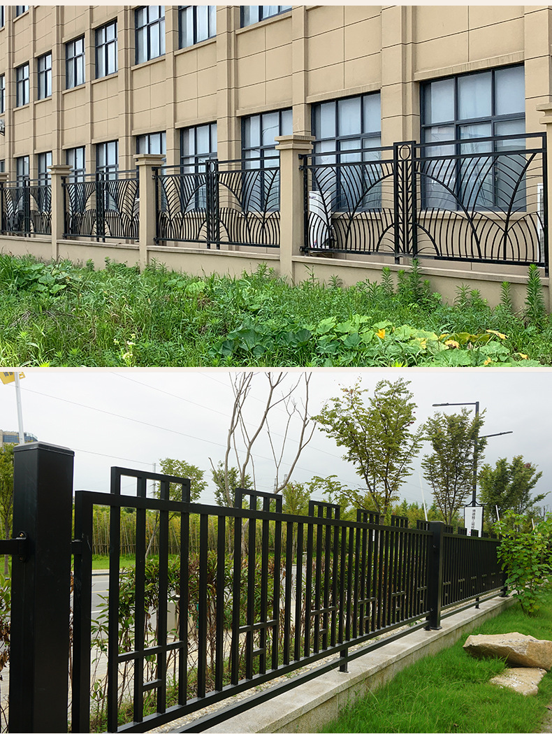 厂家专业定做锌钢铁艺护栏 栅栏围栏 市政园林防护栏 现货围栏