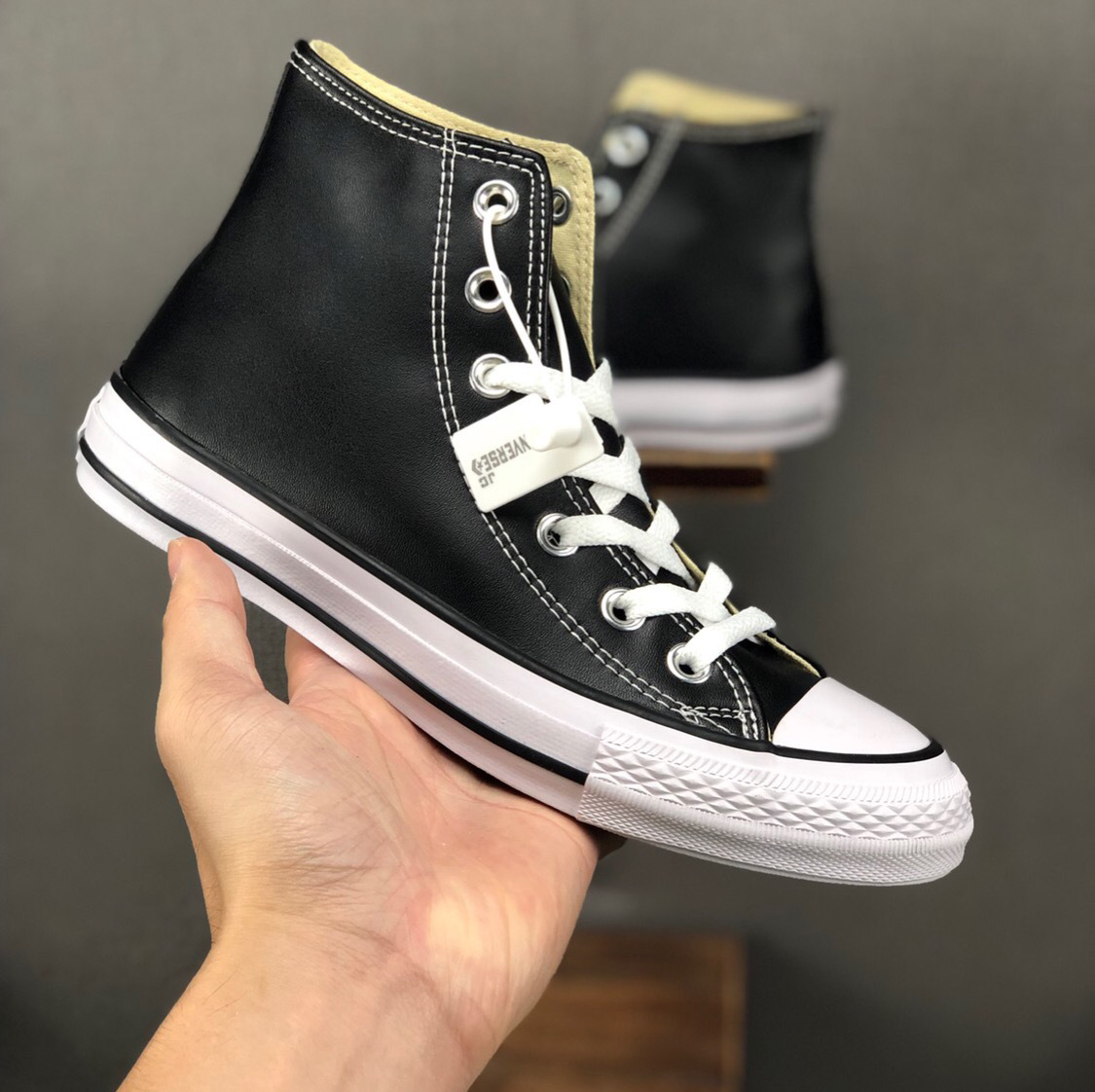 美奇匡威 男子复古高帮板鞋 全皮运动休闲鞋 情侣鞋冬