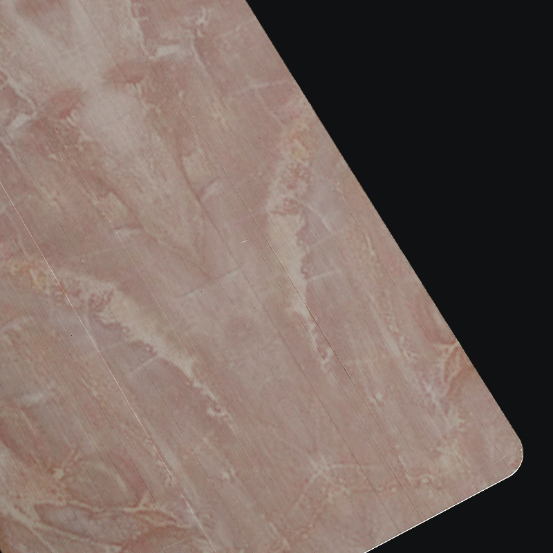 不锈钢板 电脑彩印石纹贴膜 无指纹201/304不锈钢彩钢厨具石纹板-阿里