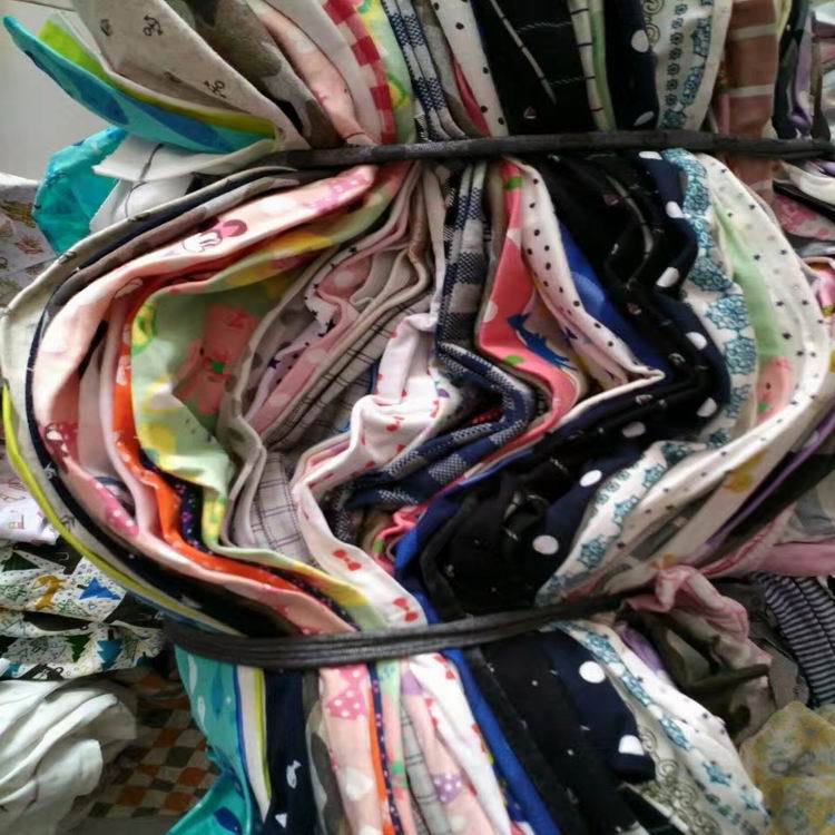 外贸针织棉印花条纹秋衣布头, 30cm-80cm小布头,diy手工拼接布