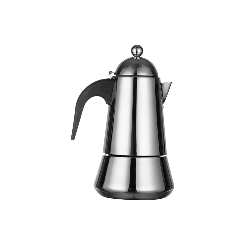 New Stainless Steel Big Belly Mocha Coffee Pot Coffee Appliance Coffee Sharing Pot