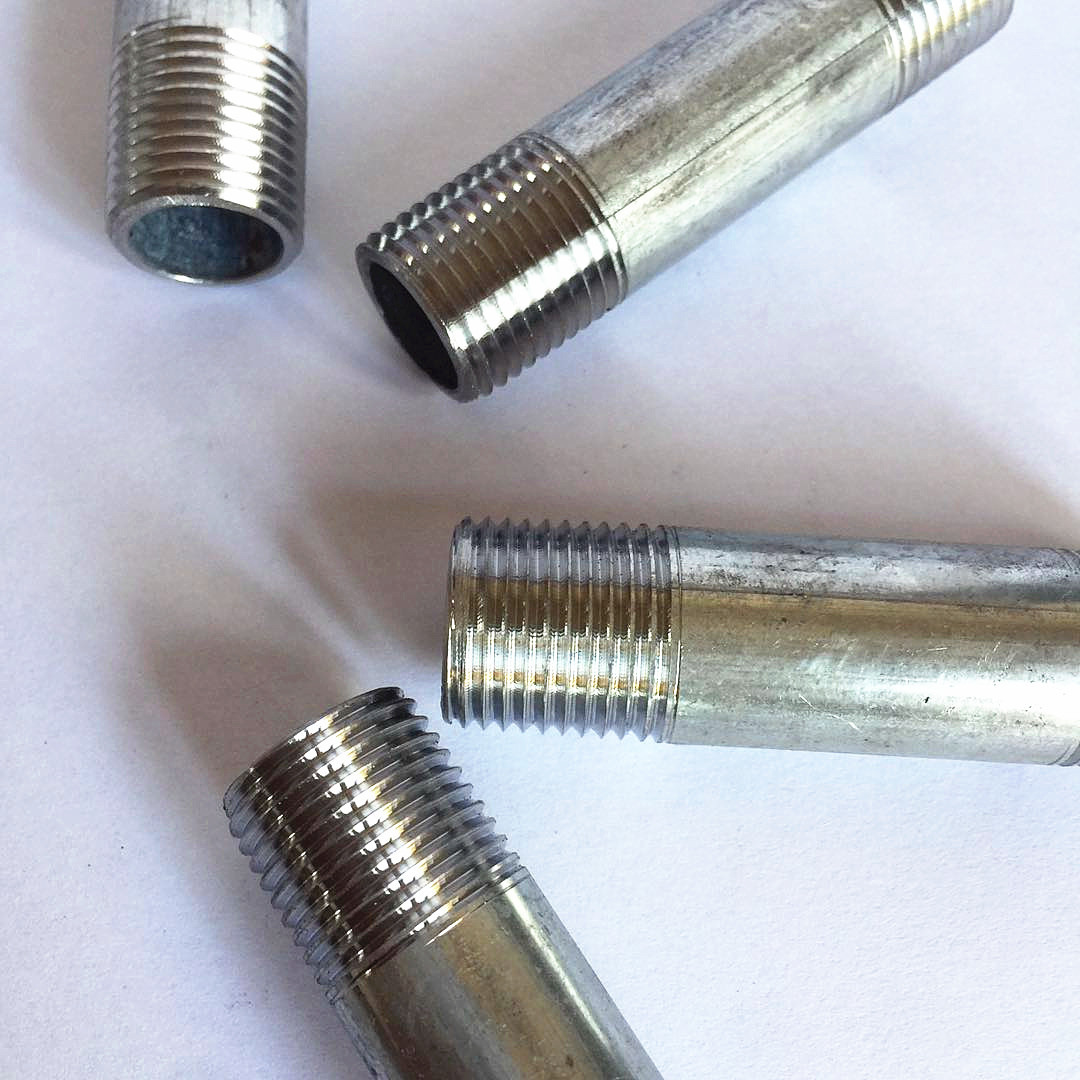 厂家 钢管外丝接头刚管外丝npt管外丝镀锌刚管外丝 碳钢管外丝