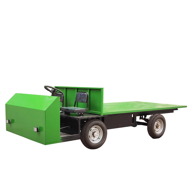 厂家直销电动四轮平板车搬运 加长电动四轮平板车 厂区电动四轮车