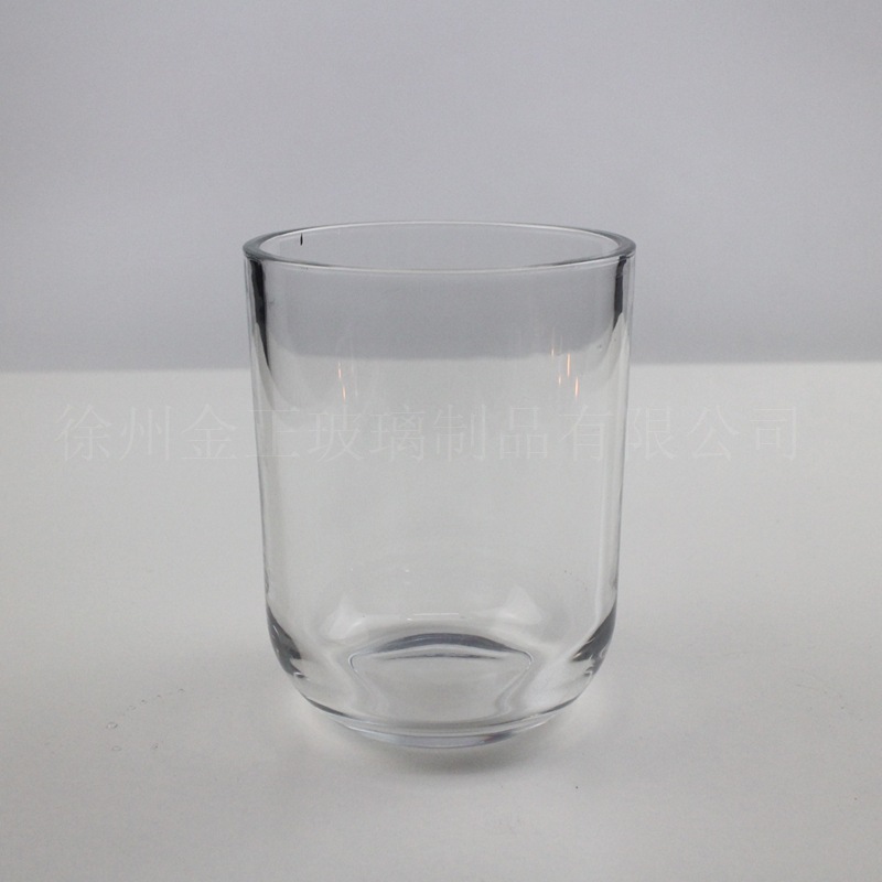 320ml 大号圆弧底玻璃烛台杯 圆形蜡烛杯 diy空玻璃杯 可定制logo