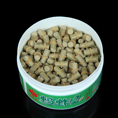 水中星 绿蚂蚱袋装颗粒 80g饵料