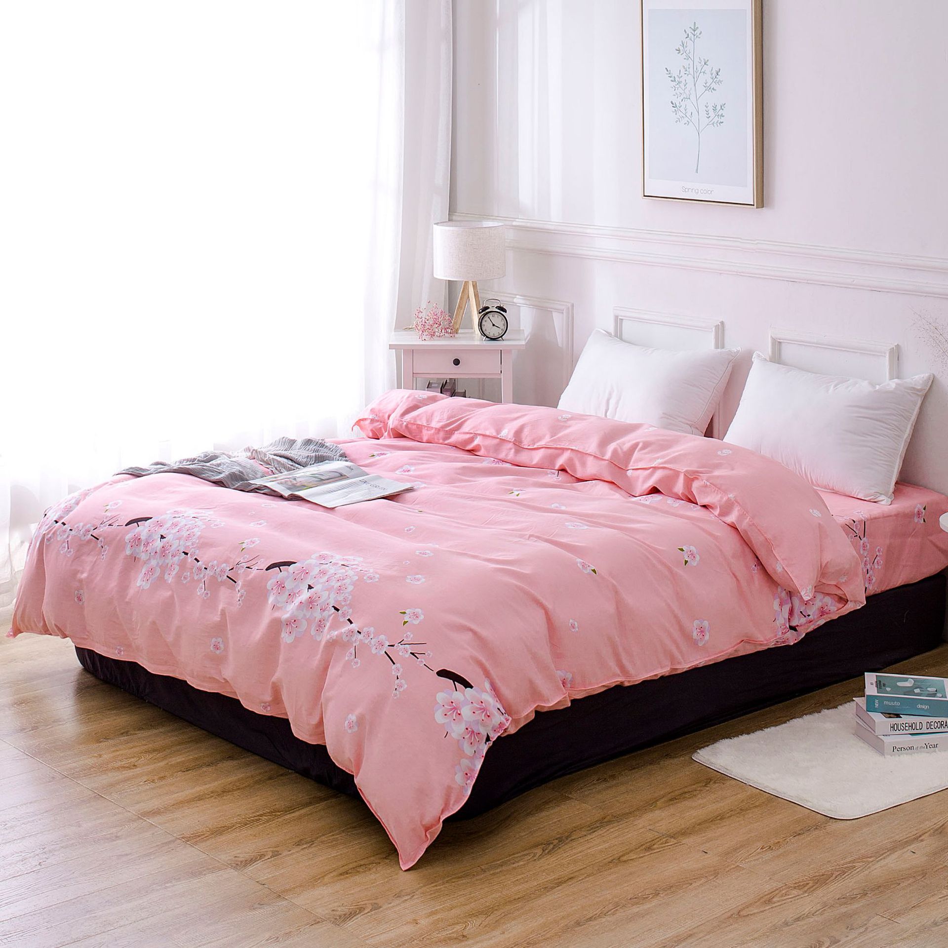 工厂批发纯棉被套单件 12868全棉200*230cm床上用品 纯棉单件被罩