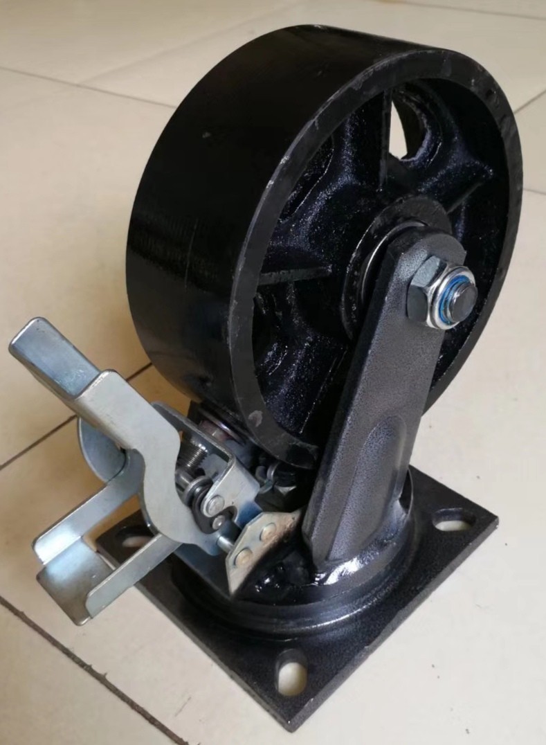 厂家生产超重型注钢万向轮,超重型单边钢轮,超重刹车万向轮