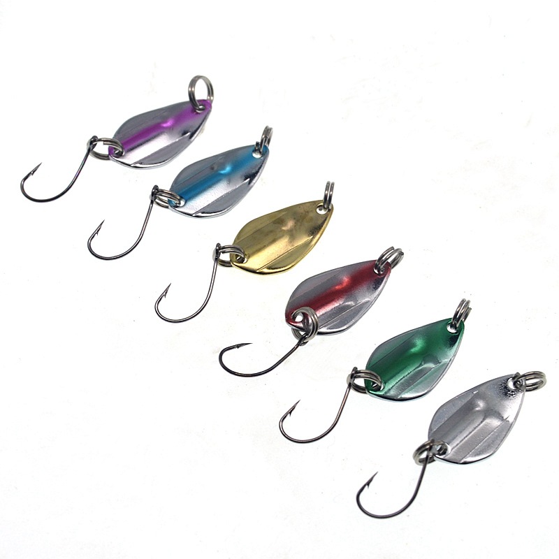 路亚饵 彩色马口亮片3克淡水钓马口白条假鱼饵批发