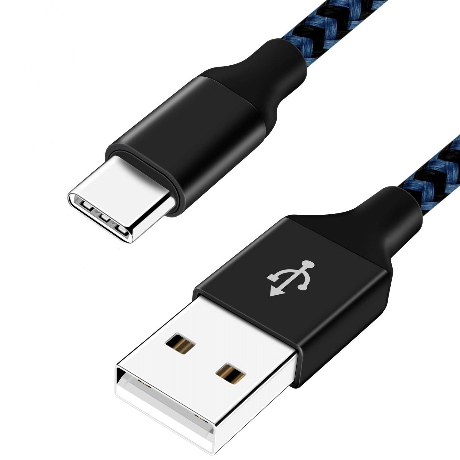 3a快充编织type-c数据线 1m数据线type-c usb手机2.0数据充电线