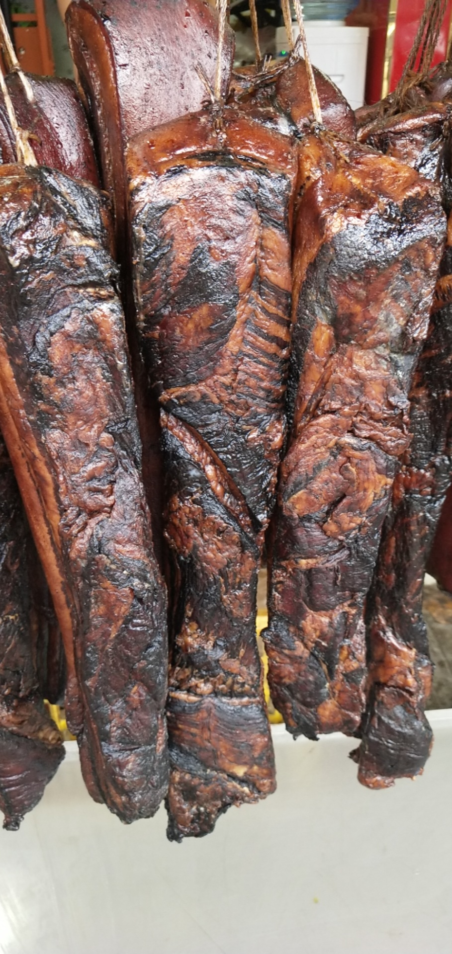 腌腊制品_四川特产烟熏老腊肉五花腊肉川味纯瘦肉腌腊 大块一件代发 -