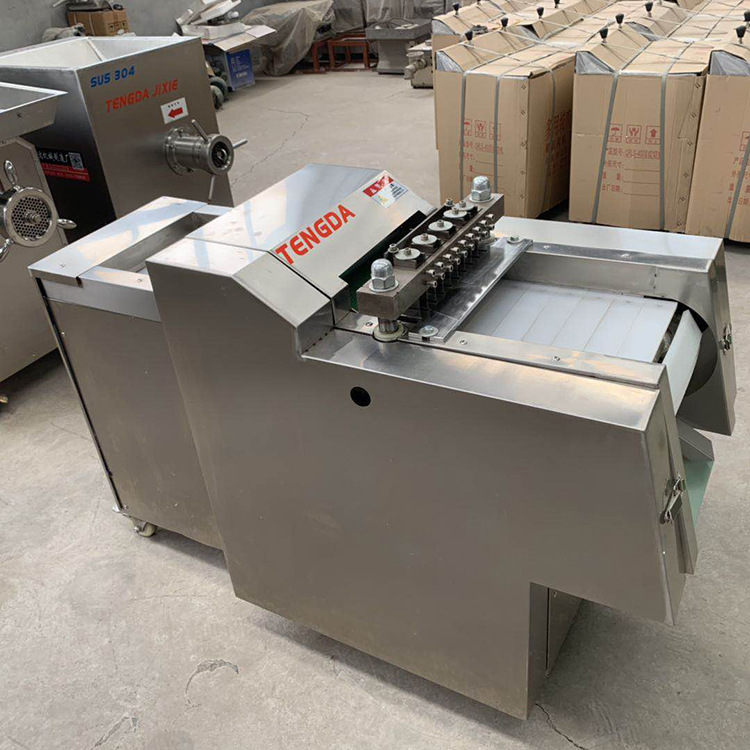 冻肉切鸡块机 剁排骨切块机 新型切鸡块机