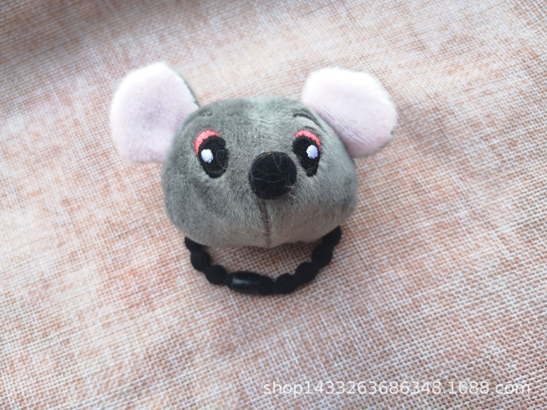 2020新款小老鼠发饰发箍发夹 鼠年饰品卡通毛绒发圈胸针 新年饰品