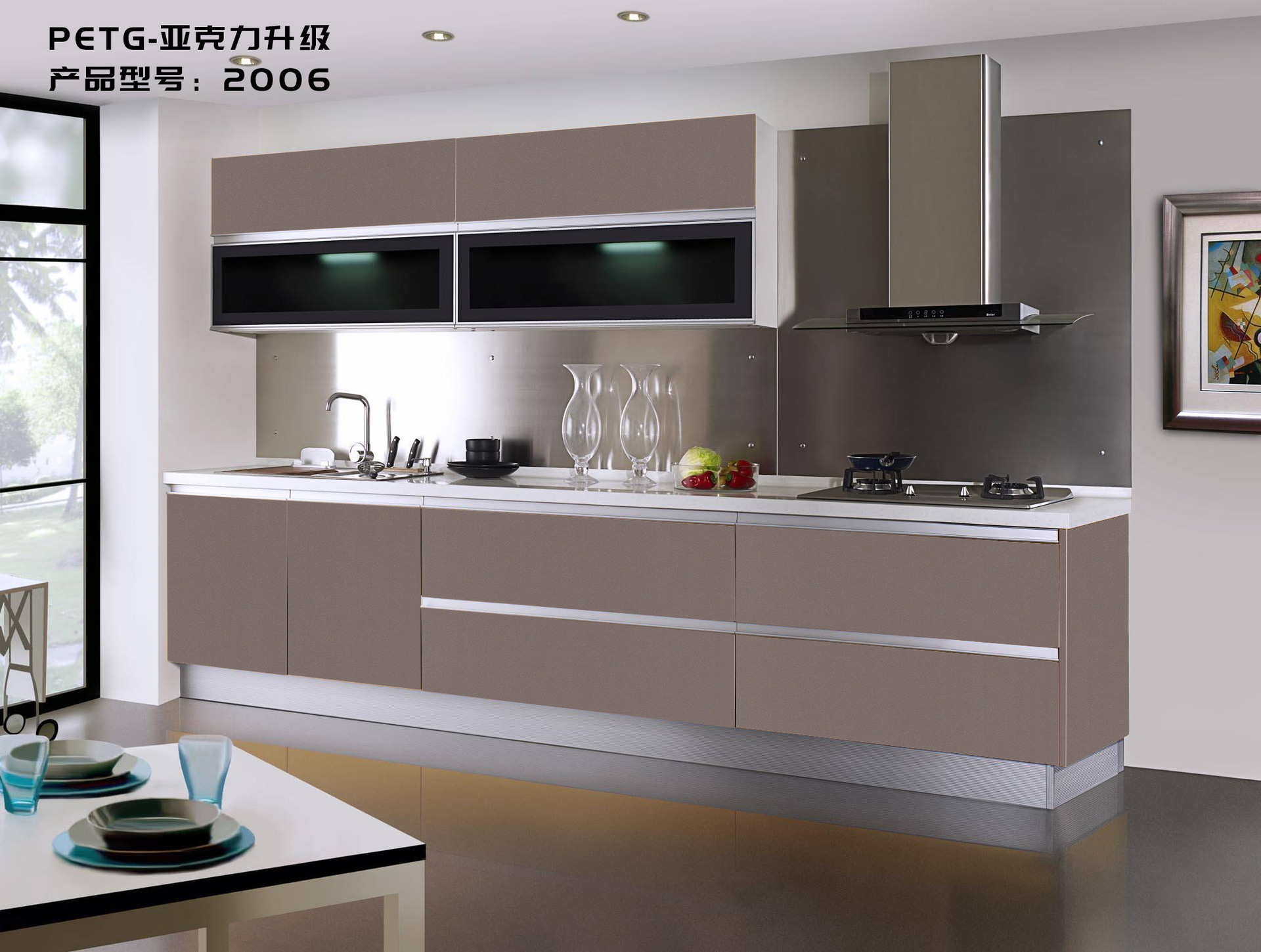 伟询意式橱柜门定做实木多层板橱柜门定制实木多层板饰面板2006