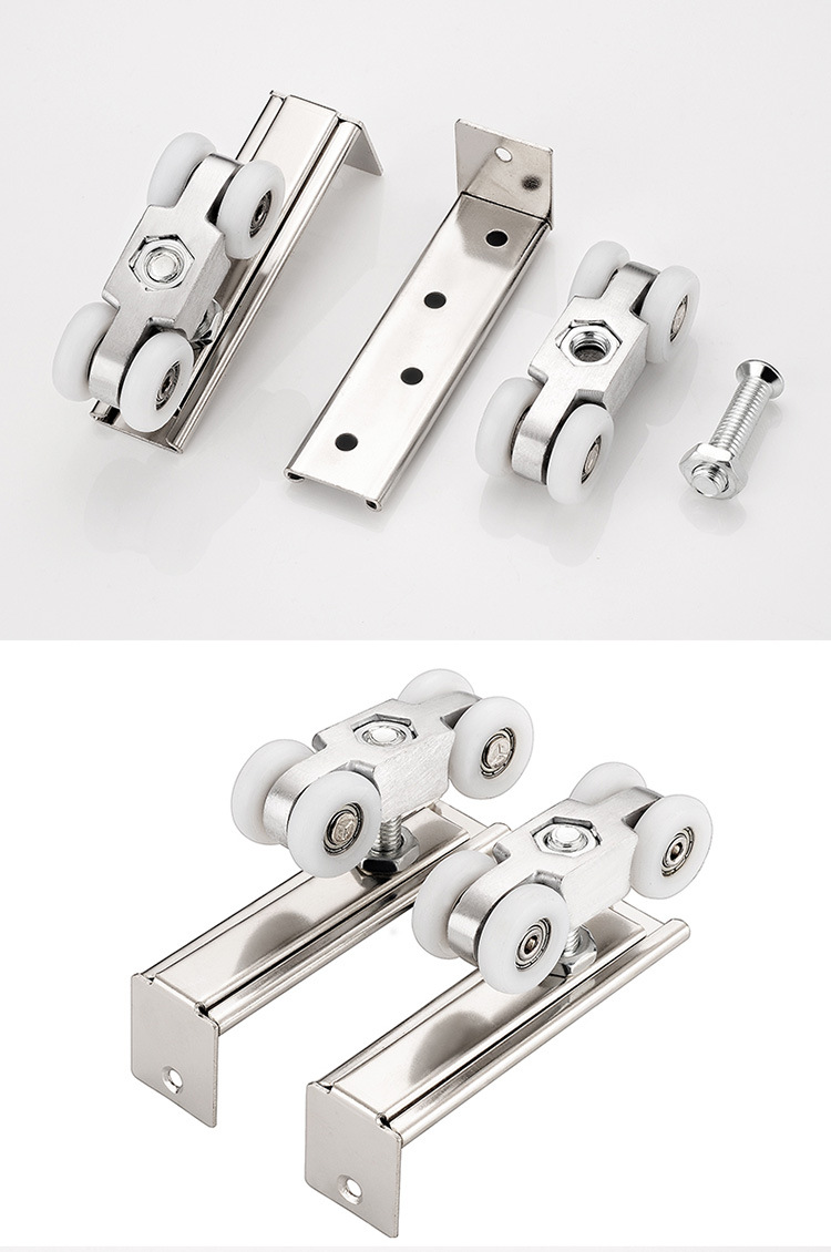 推拉门吊轮轨道吊轨门轮滑道滑轮移门导轨吊门轮玻璃移门轨道滑轮