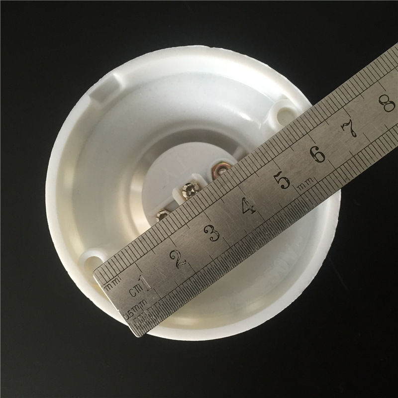 晨凯越5021 7公分小型装饰平灯座 e27螺口铜柱平灯座 厂家直销