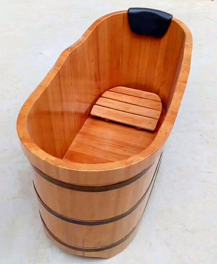 3米泡澡木桶桑拿洗澡桶高端橡木浴缸成人沐浴桶