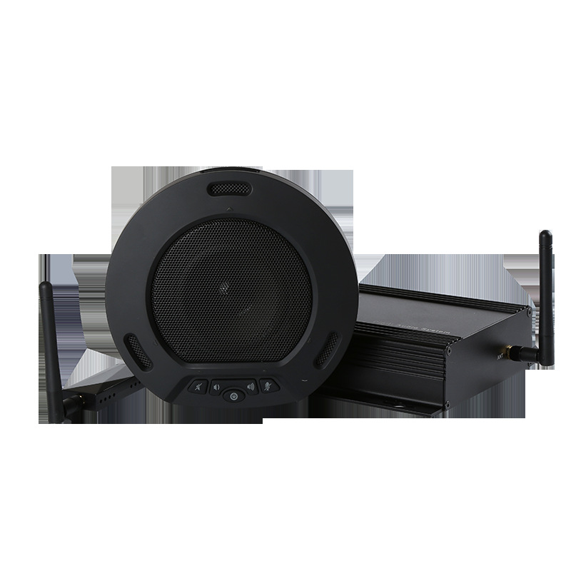 视频会议全向麦克风 无线2.4g 远程视频会议5米拾音麦克风