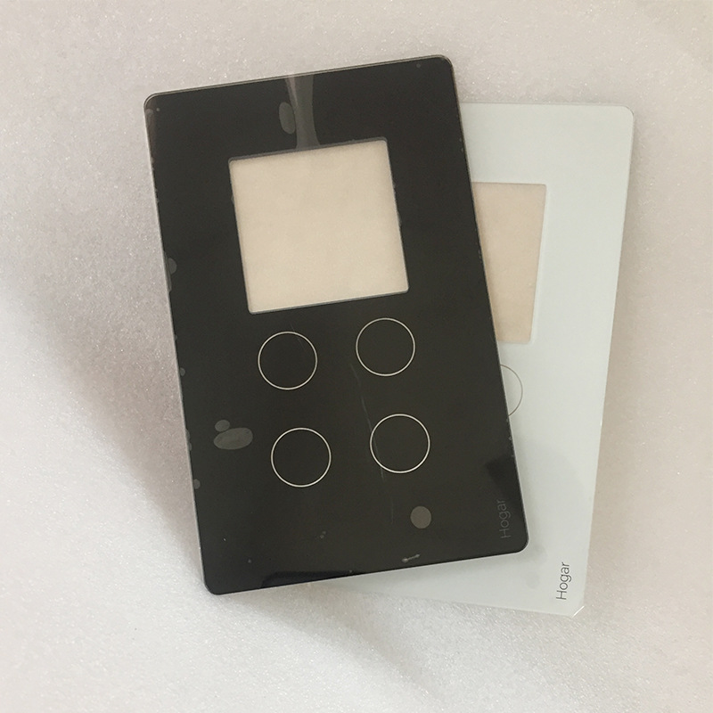 深圳定制指纹锁面板亚克力触摸面板智能家居电子锁玻璃面板