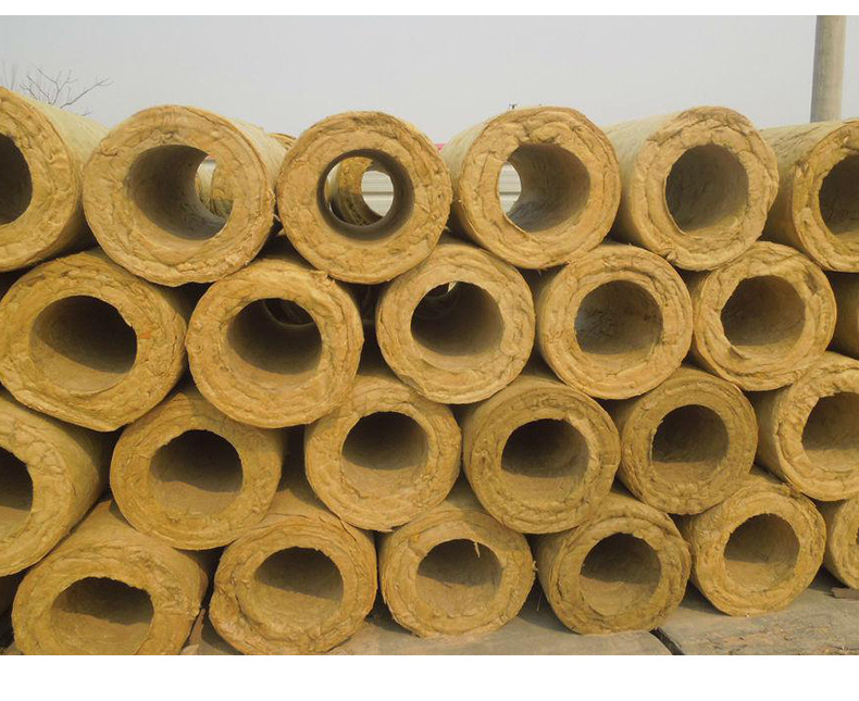 现货供应岩棉管 铝箔岩棉管 高密度岩棉管壳厂家可支持预约定制