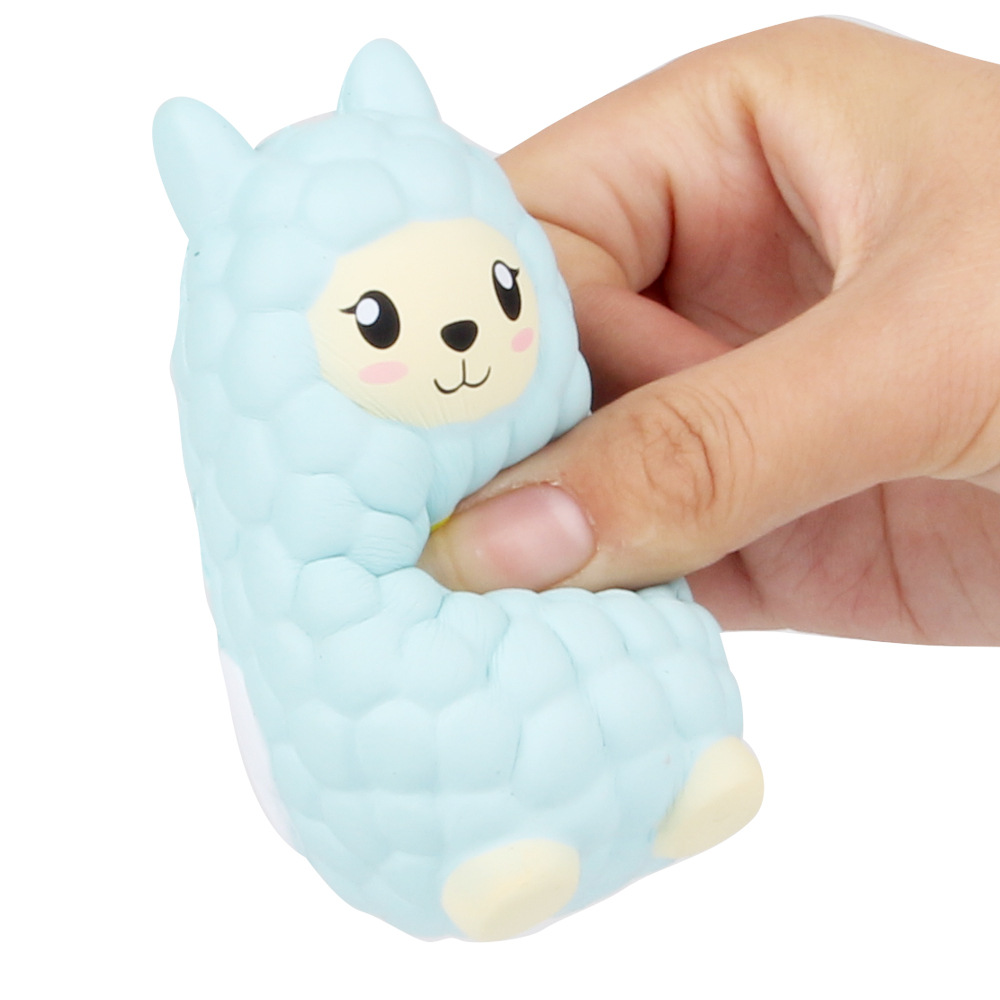 新款pu慢回弹玩具squishy 创意卡通天使羊发泄减压玩具厂家直销