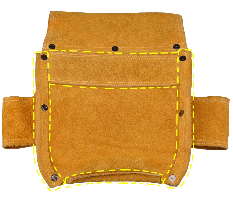 跨境加厚牛皮电工包 多功能家居装修工具腰带包 电木工五金工具包