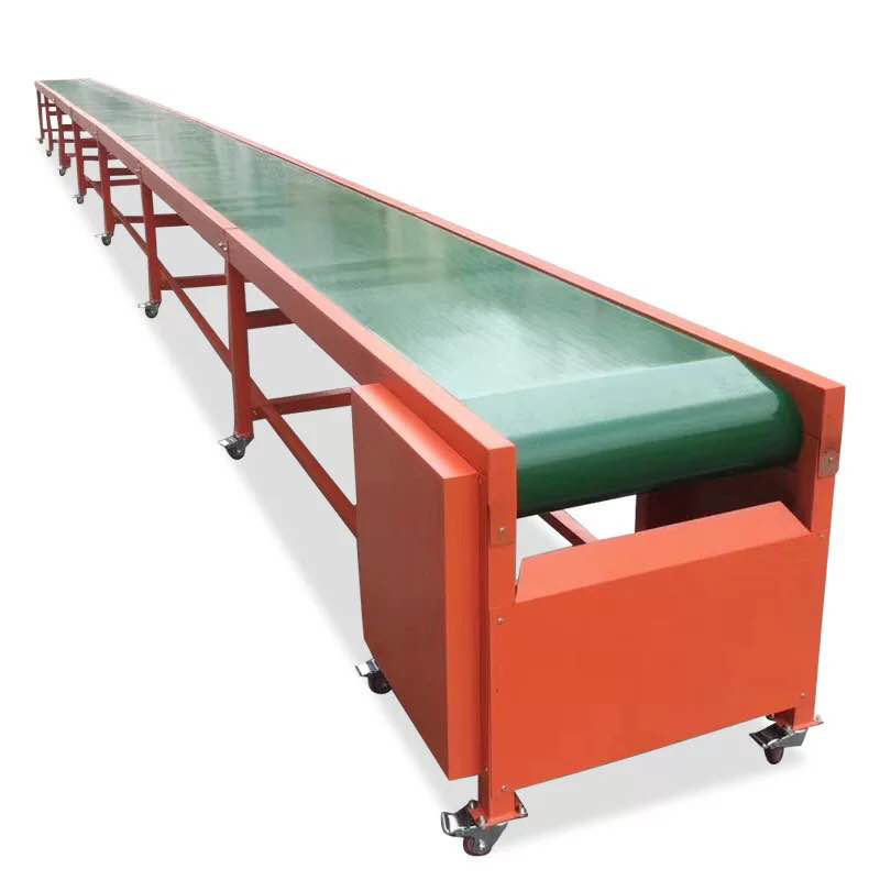 加工定制快递物流分拣卸货输送机皮带式输送线流水线工作台