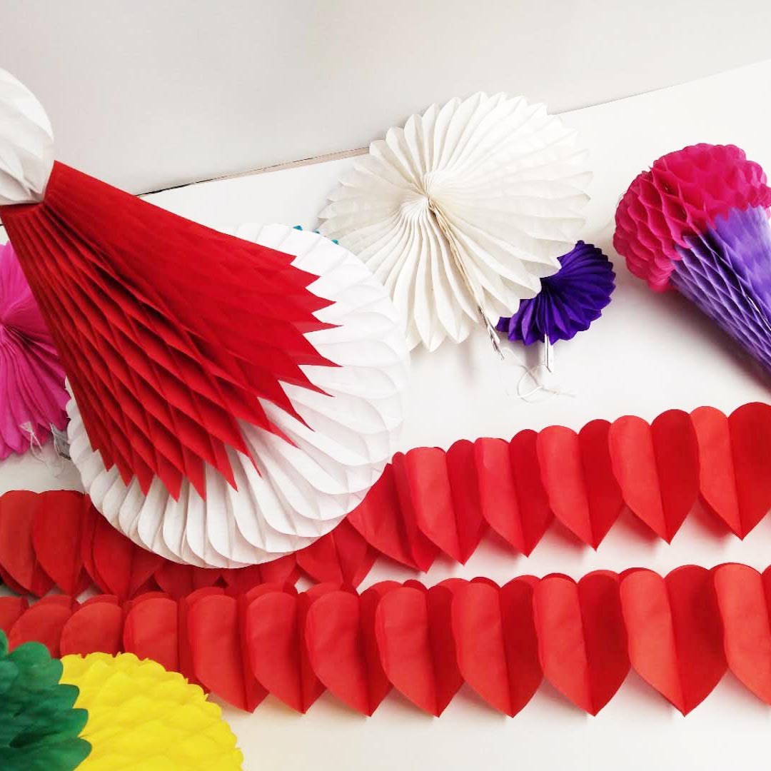 厂家批发纸拉花 幼儿园卧室生日婚庆装饰纸质工艺品 拉花横幅