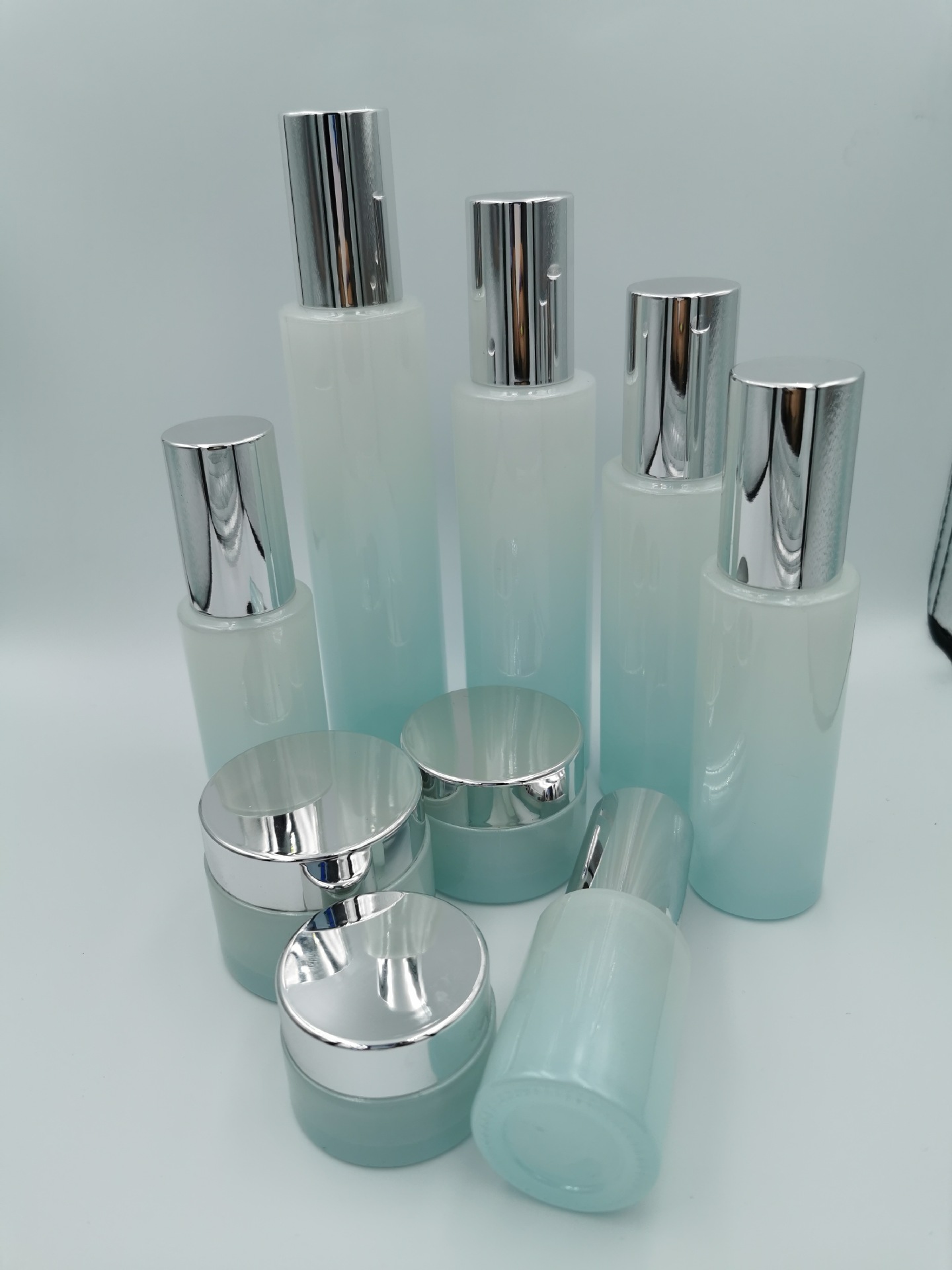 通用小样包装喷雾瓶100ml玻璃面霜瓶2030g面霜膏瓶化妆品玻璃空瓶