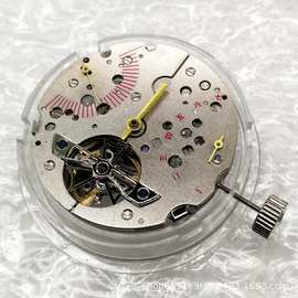 批发手表配件 天津国产2504自动机械机芯 年份盘星期盘 雕花镂空