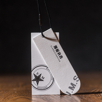 服装吊牌异形800克加厚吊牌合格证女装吊牌商标