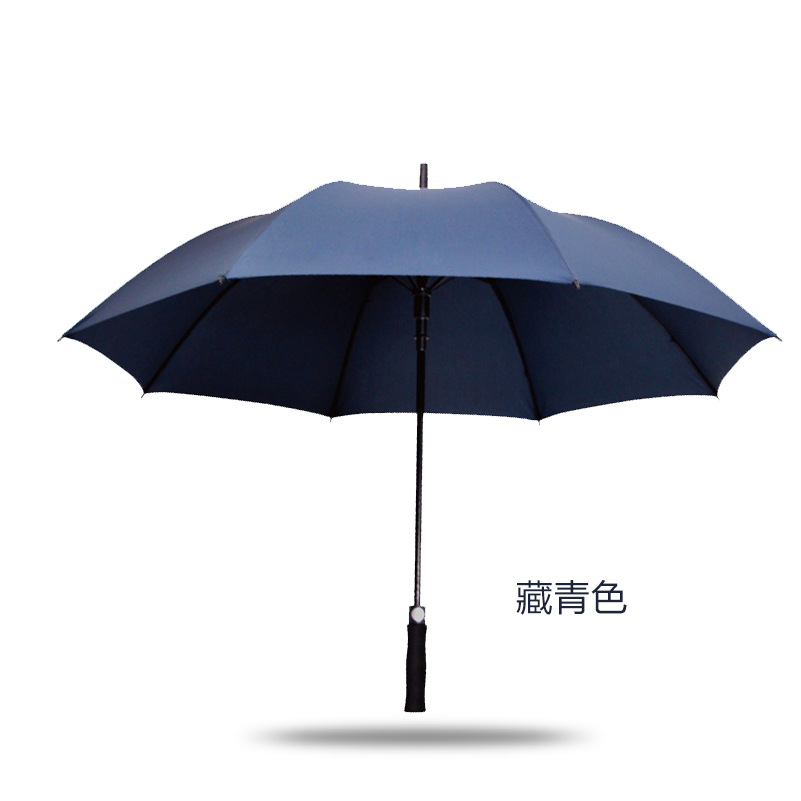 30-Inch Large Umbrella Men and Women Dual-Use Double-Layer plus-Sized Reinforced Automatic Golf Custom Straight Rod Long Handle Umbrella