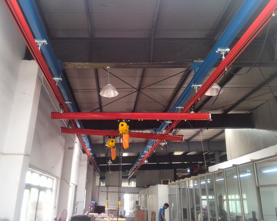 欧式kbk轨道起重机 kbk柔性轨道轻轨吊 单梁弯轨悬挂单轨吊kbk2型