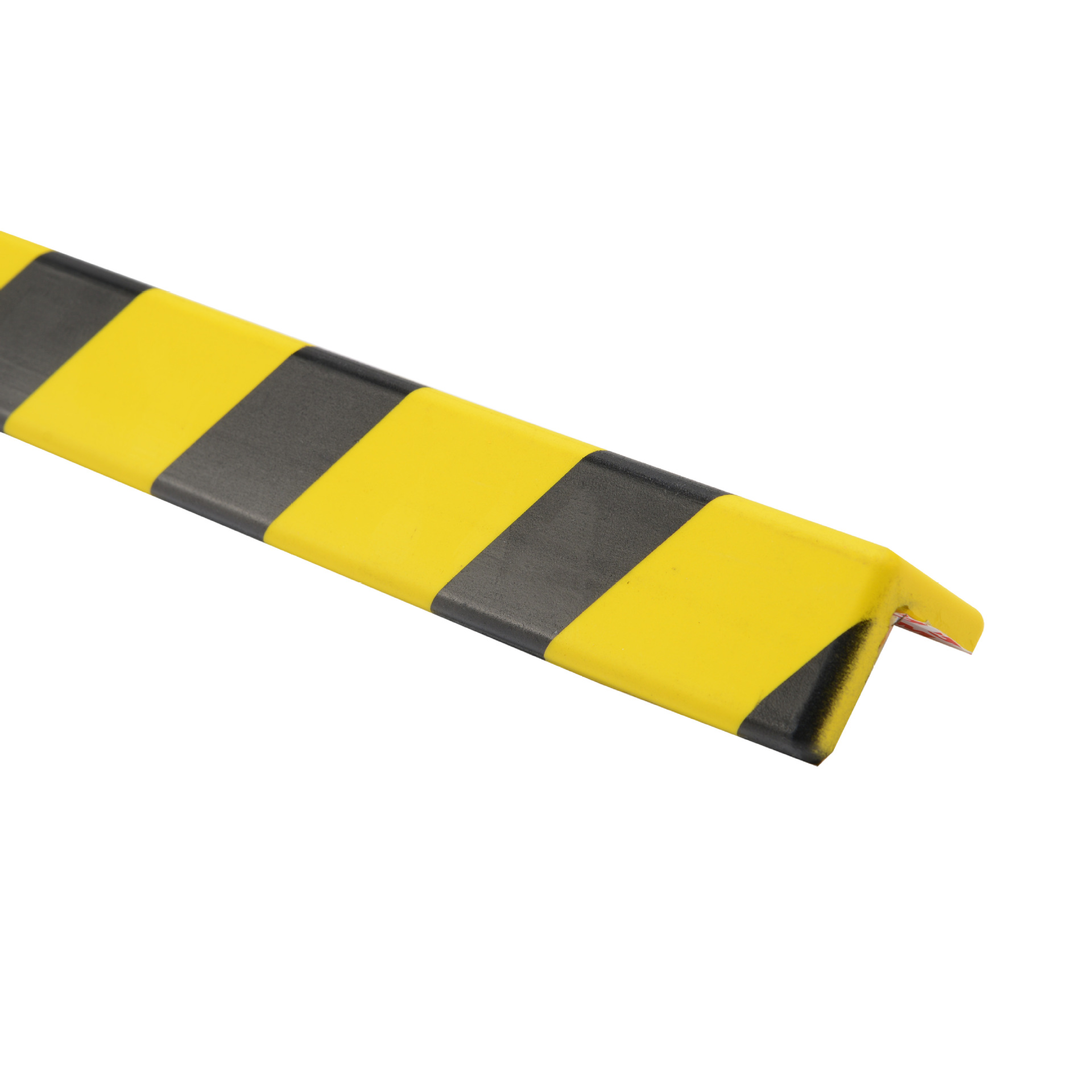 聚氨酯缓冲防撞条工字钢护角防撞条黄黑pu护角泡棉警示护角u型条