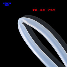 透明进口料矽胶管 食品级无味耐高温8*10内径8外径10mm透明硅胶管