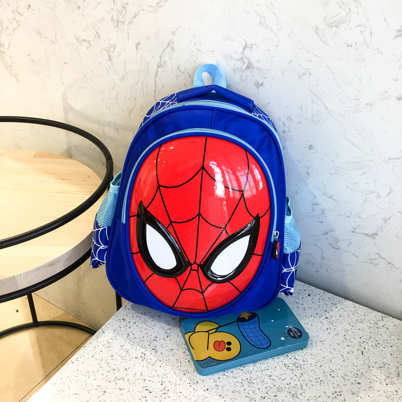 Grade 1-2-3 Spider-Man Superman Boy Schoolbag Children's Book Bag Pupil's Bag Children's Backpack