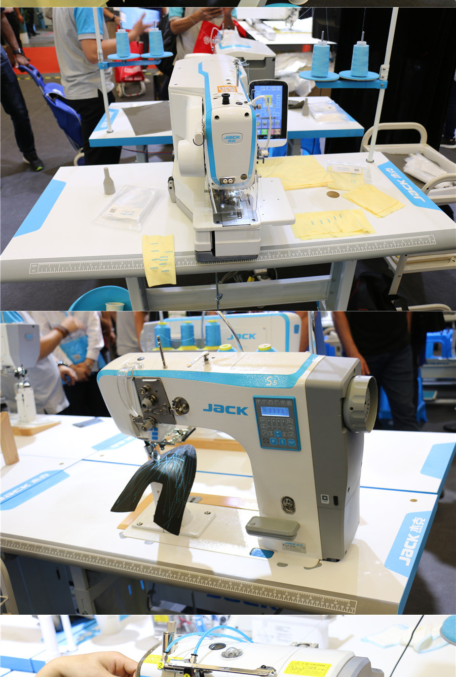 jack/杰克e4 机电一体高速包缝机四线拷边机工业电动锁边机包邮整