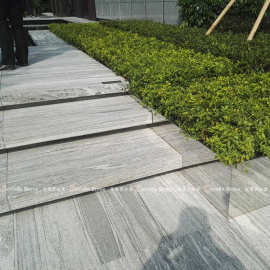 灰色台阶石 30厚花岗岩台阶石 楼梯踏步板 室外用