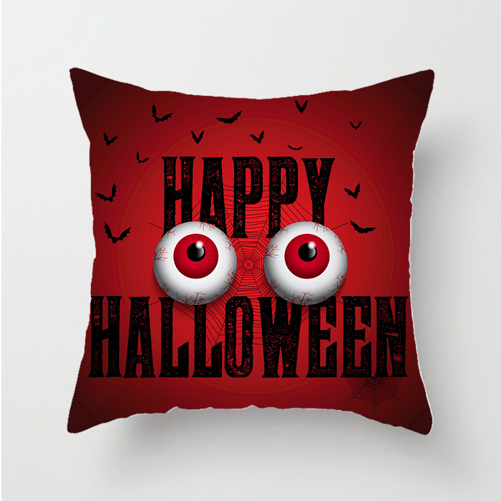 Pumpkin Witch Personality Halloween Funny Car And Office Cushion Case Without Core Cushion Cushion Waist Pillow
