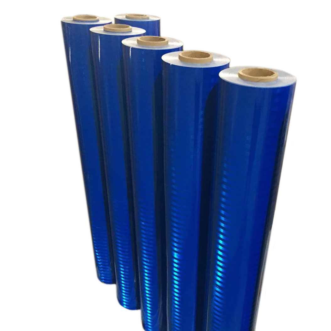 厂家直销 微棱镜超工程级反光膜 pet二类反光膜 道路交通标牌材料