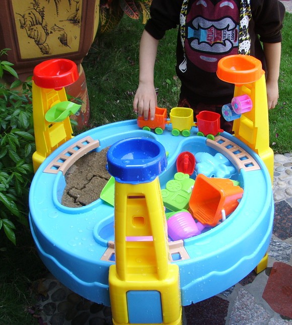 儿童戏水玩具台沙水桌宝宝玩水玩沙室内太空玩沙盘沙滩玩具戏水桌