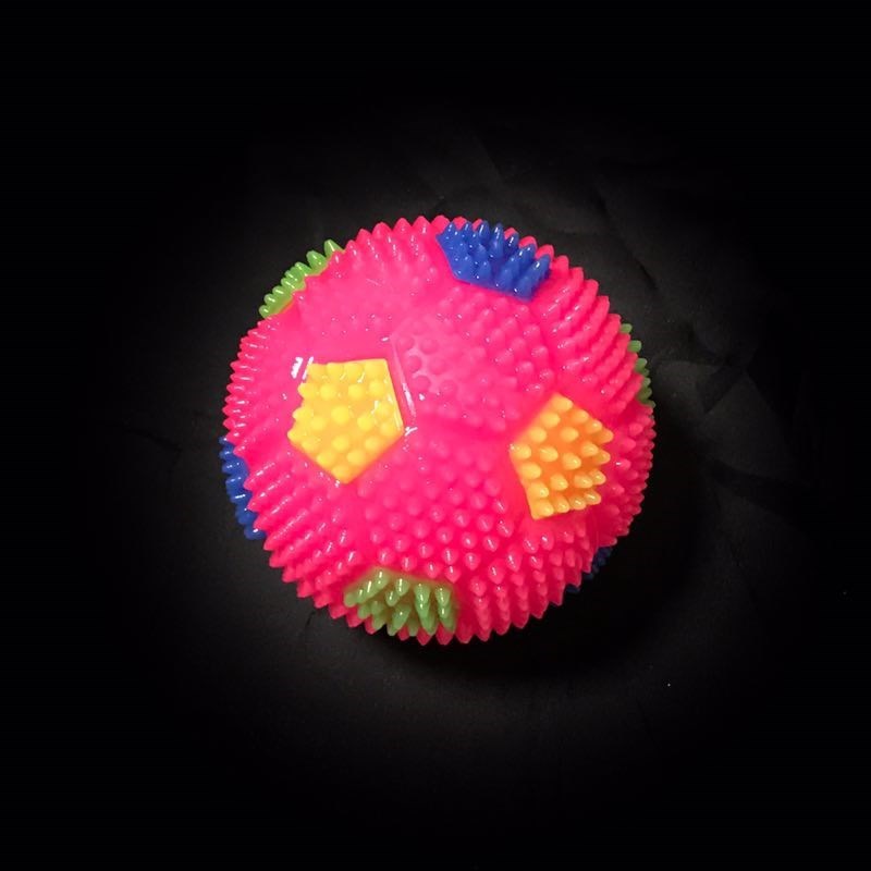 Luminous Football New Luminous Colorful Jumping Football Yiwu Children's Luminous Toys Stall Wholesale