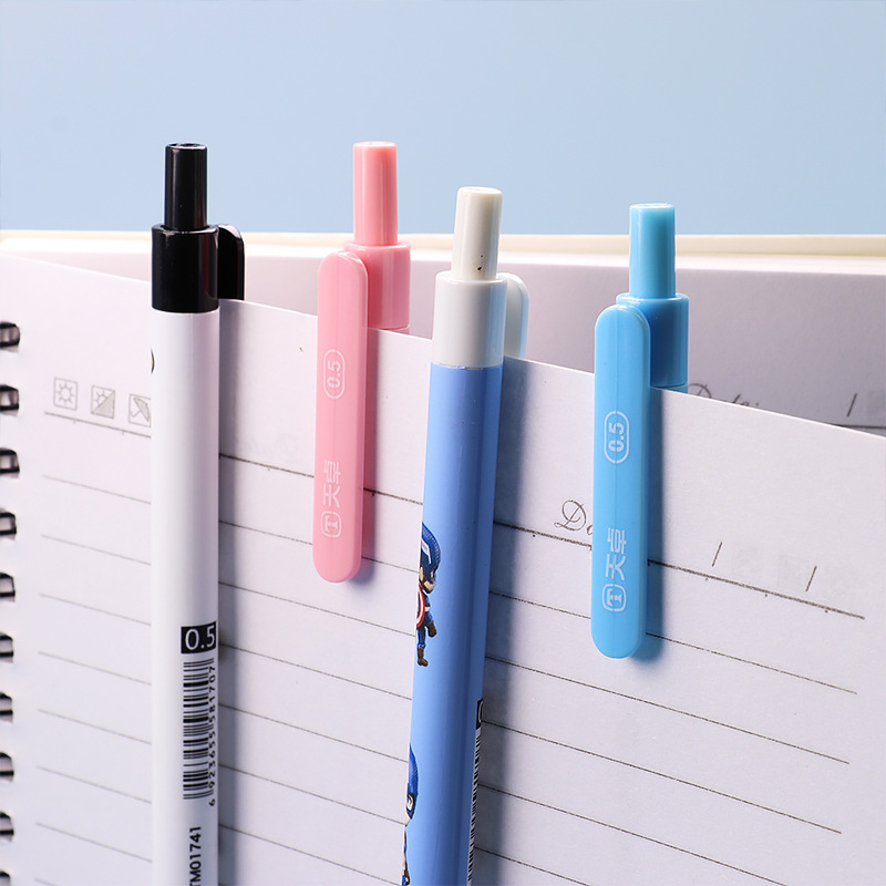 天卓01741复仇者联盟自动铅笔 卡通学生蜘蛛侠英雄联盟活动铅笔