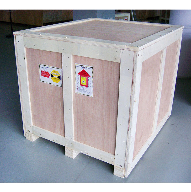 东莞加工定制口罩机大型机械设备木箱出口消毒证明免熏蒸木包装箱