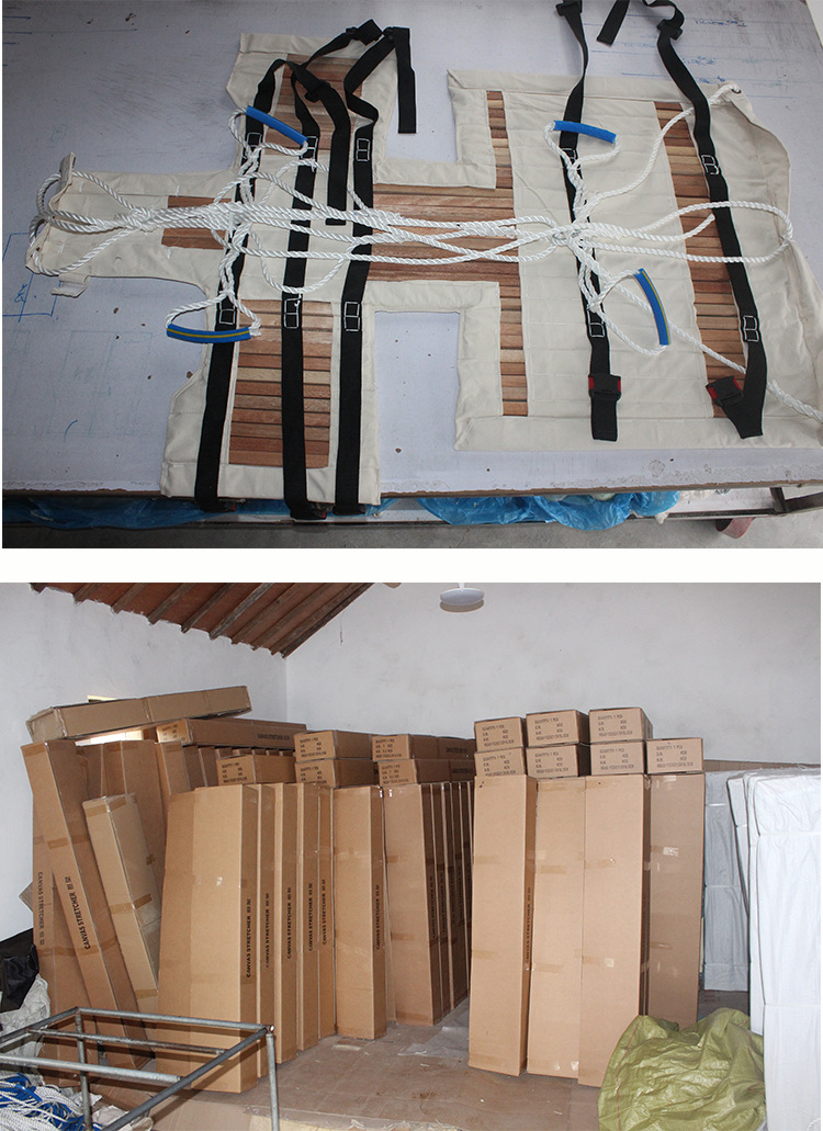 船用罗伯逊担架罗勃逊担架救生担架船用帆布多用途救援硬木担架