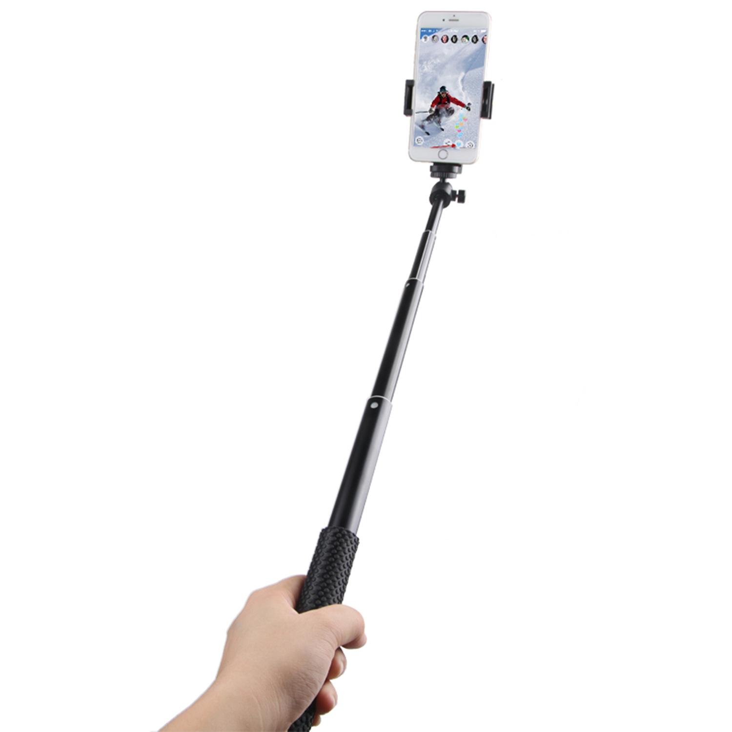 横竖360度拍照旋转手机夹 自拍杆直播支架手机固定夹手机通用