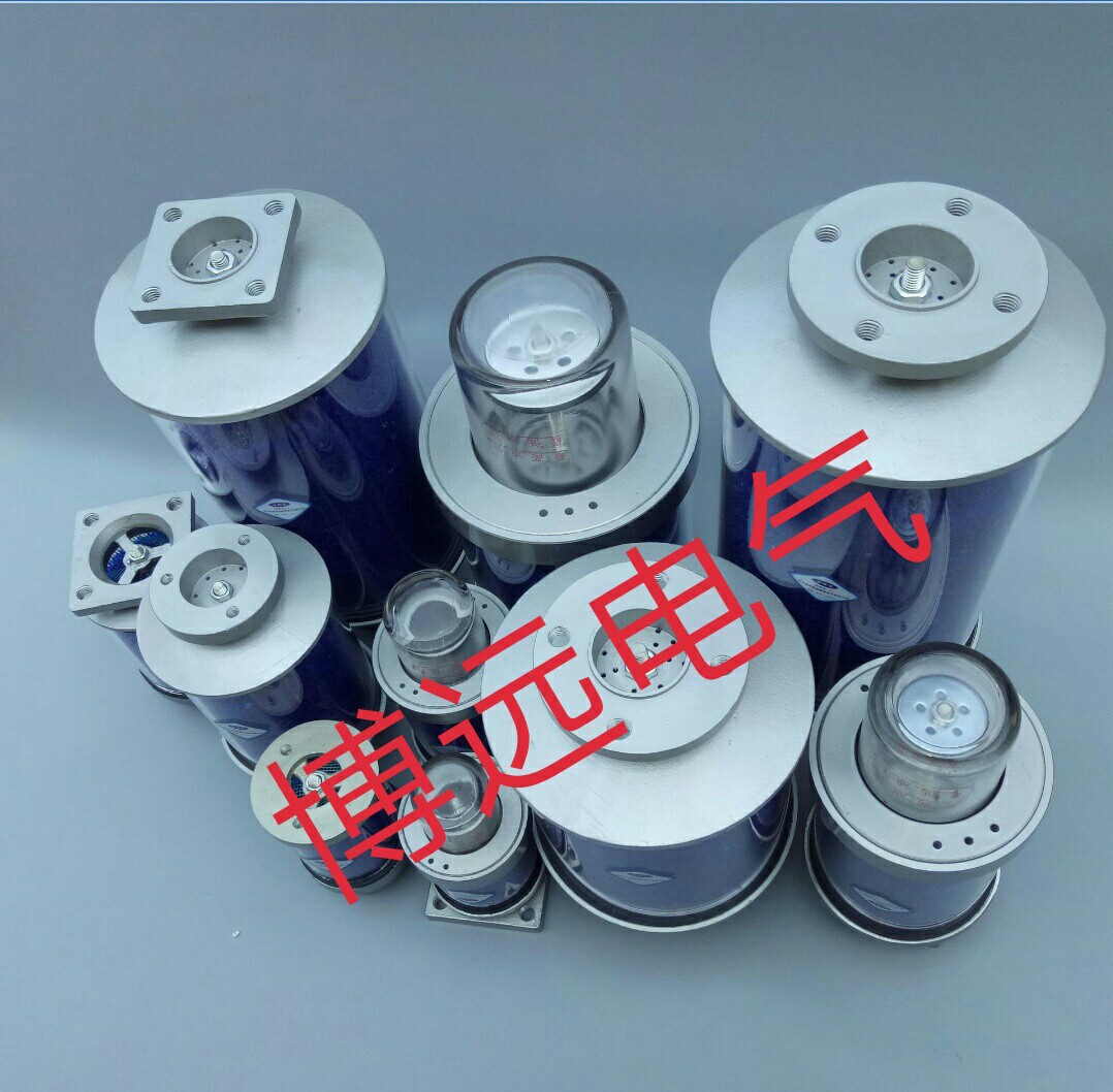 油侵式电力变压器配件 双吸 不锈钢型 吸湿器 呼吸器 蓝色硅胶
