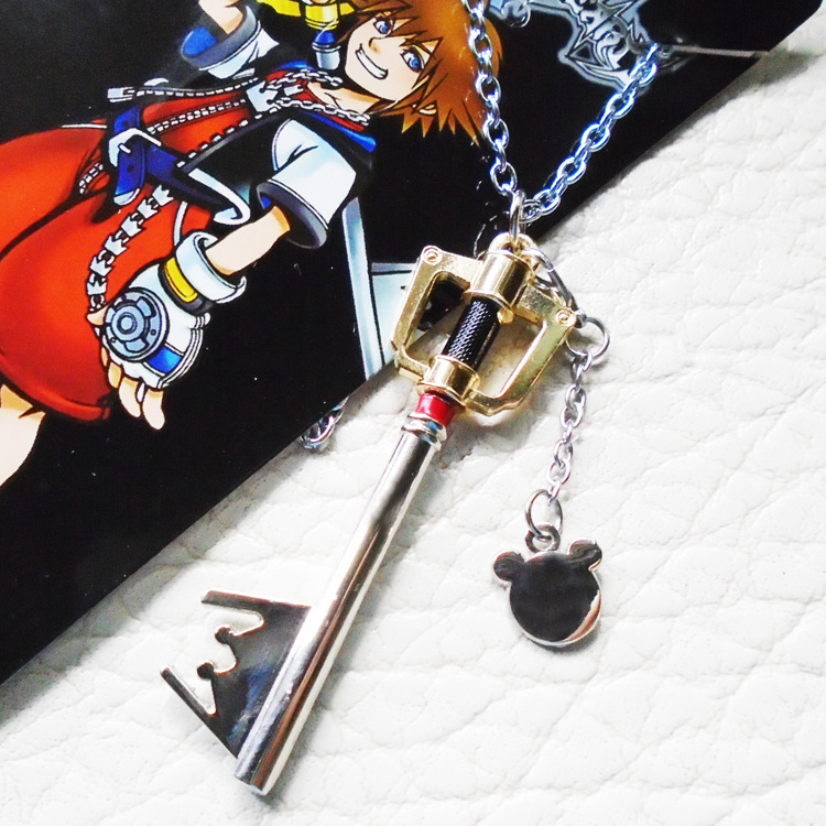 王国之心项链挂件吊坠钥匙扣米奇钥匙动漫周边饰品cosplay