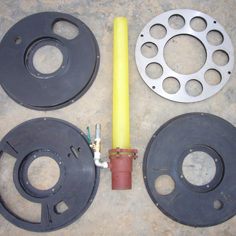 喷浆机配件厂家 工程用喷浆机橡胶板 耐磨耐用摩擦板